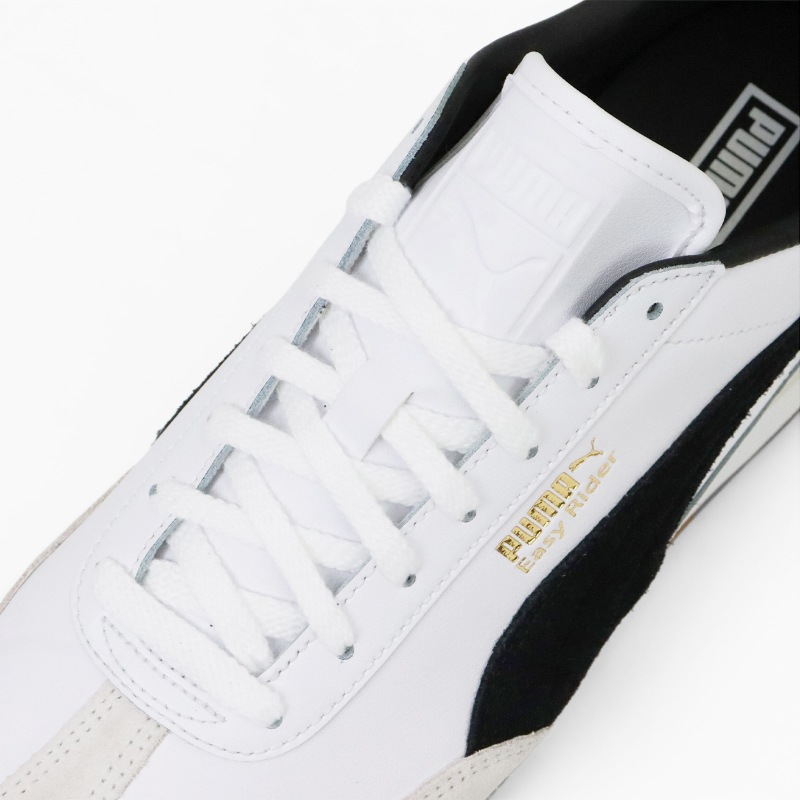 プーマ PUMA スニーカー メンズ レディース イージーライダー ミックス EASY RIDER MIX レザー 牛革 靴 軽量 スポーティー 2026年秋冬 新作 プーマホワイト 399025 01 PUMA WHITE-PUMA BLACK | ブランド [正規取扱店]