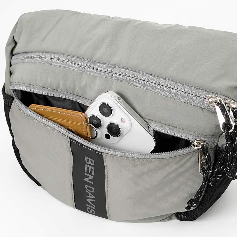 ベンデイビス BEN DAVIS ボディバッグ LARGE WAIST BAG ラージ ウエストバッグ ショルダーバッグ メンズ レディース 斜め掛け 軽量 ロゴ 2026年秋冬 新作 BDW-8506 | ブランド [正規取扱店]