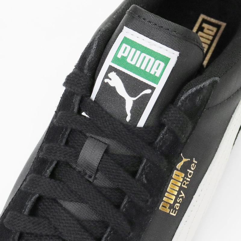 プーマ PUMA スニーカー メンズ レディース イージーライダー ヴィンテージ EASY RIDER VINTAGE レザー 牛革 靴 軽量 スポーティー 2026年秋冬 新作 プーマブラック 399028 10 PUMA BLACK-PUMA WHITE | ブランド [正規取扱店]