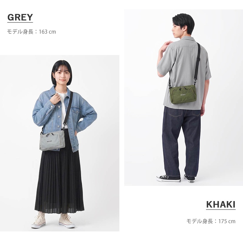 ベンデイビス BEN DAVIS ショルダーバッグ WALLET SHOULDER ウォレットショルダー 財布一体型 2in1 メンズ レディース 斜め掛け 軽量 ロゴ 2026年秋冬 新作 BDW-8507 | ブランド [正規取扱店]