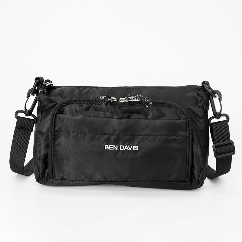 ベンデイビス BEN DAVIS ショルダーバッグ WALLET SHOULDER ウォレットショルダー 財布一体型 2in1 メンズ レディース 斜め掛け 軽量 ロゴ 2026年秋冬 新作 BDW-8507 | ブランド [正規取扱店]