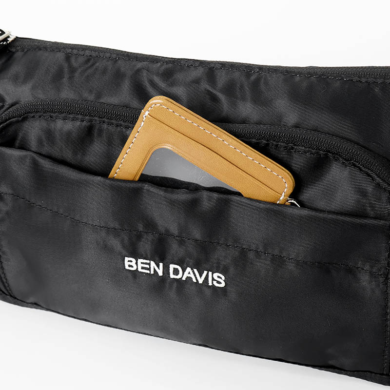 ベンデイビス BEN DAVIS ショルダーバッグ WALLET SHOULDER ウォレットショルダー 財布一体型 2in1 メンズ レディース 斜め掛け 軽量 ロゴ 2026年秋冬 新作 BDW-8507 | ブランド [正規取扱店]