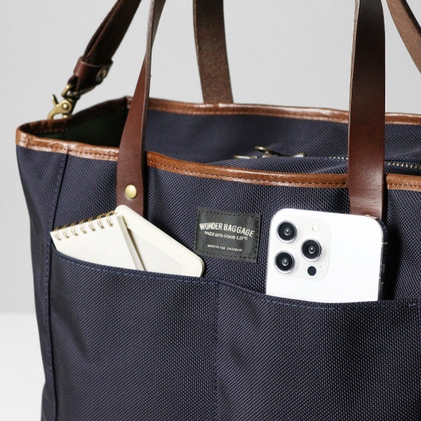 ワンダーバゲージ WONDER BAGGAGE トートバッグ DAILY 2WAY TOTE ショルダーバッグ 14.5L メンズ レディース 日本製 各色 WB-G-004 | ブランド [正規取扱店]