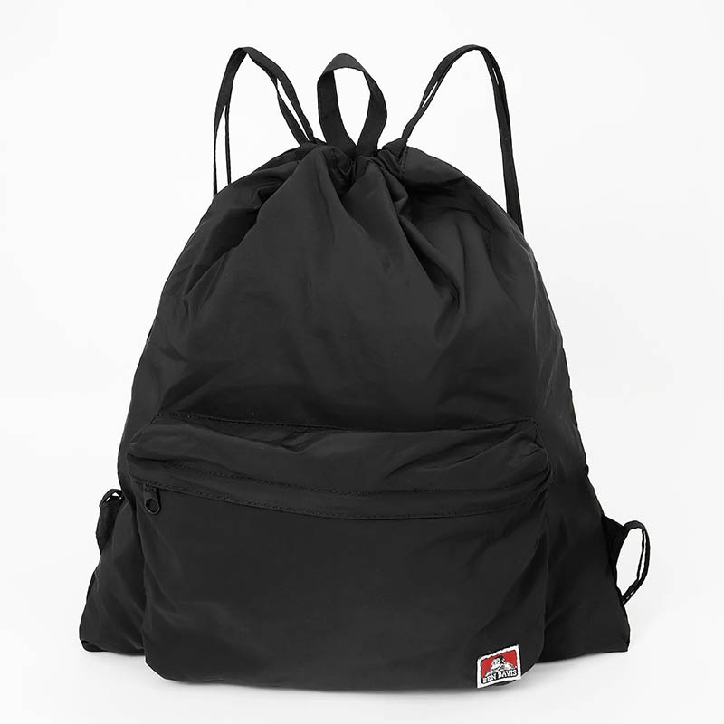 ベンデイビス BEN DAVIS ナップサック POCKET NAPSACK ドローサック ジムサック リュック 巾着バッグ メンズ レディース スクバ 通学 サブバッグ 軽量 ロゴ 2026年秋冬 新作 BDW-8509 | ブランド [正規取扱店]