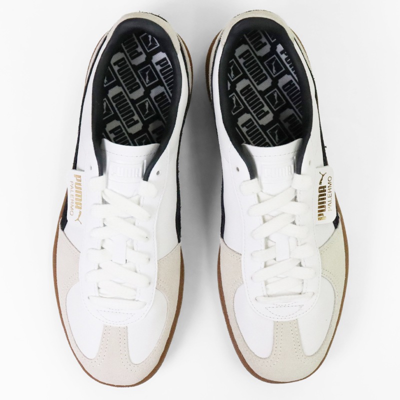 プーマ PUMA スニーカー メンズ PALERMO LTH パレルモ レザー 牛革 靴 軽量 スポーティー 2026FW 新作 プーマホワイト 396464 01 PUMA WHITE-VAPOR GRAY-GUM | ブランド [正規取扱店]