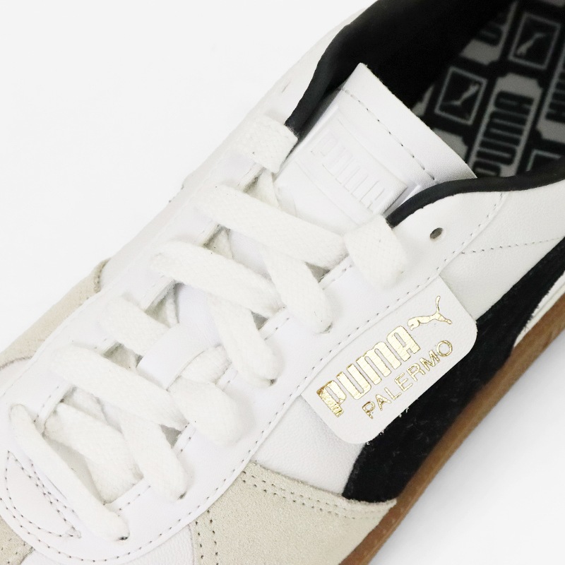 プーマ PUMA スニーカー メンズ PALERMO LTH パレルモ レザー 牛革 靴 軽量 スポーティー 2026FW 新作 プーマホワイト 396464 01 PUMA WHITE-VAPOR GRAY-GUM | ブランド [正規取扱店]