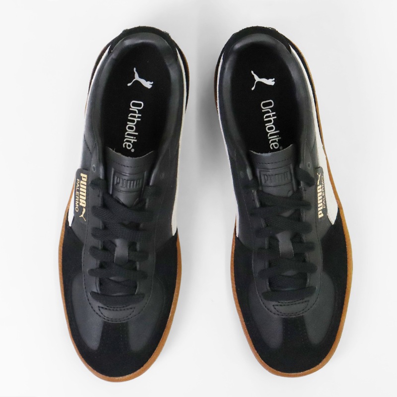 プーマ PUMA スニーカー メンズ PALERMO LTH パレルモ レザー 牛革 靴 軽量 スポーティー 2026FW 新作 プーマブラック 396464 03 PUMA BLACK-FEATHER GRAY-GUM | ブランド [正規取扱店]