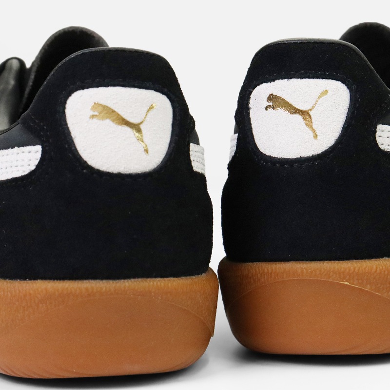 プーマ PUMA スニーカー メンズ PALERMO LTH パレルモ レザー 牛革 靴 軽量 スポーティー 2026FW 新作 プーマブラック 396464 03 PUMA BLACK-FEATHER GRAY-GUM | ブランド [正規取扱店]