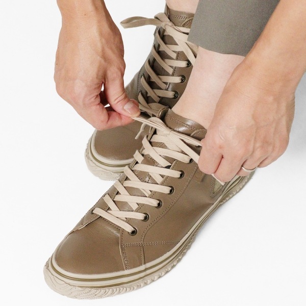 スピングル SPINGLE スニーカー メンズ カンガルーレザー サイドゴア 日本製 靴 シューズ オリーブ グレー SP-442 221 Olive Gray | ブランド [正規取扱店]