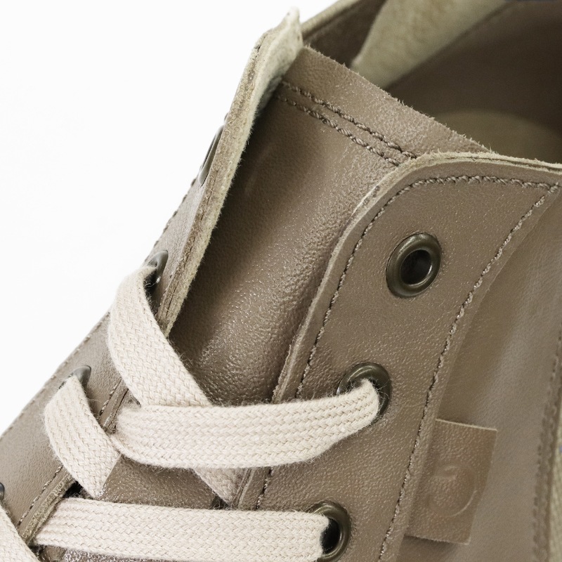 スピングル SPINGLE スニーカー メンズ カンガルーレザー サイドゴア 日本製 靴 シューズ オリーブ グレー SP-442 221 Olive Gray | ブランド [正規取扱店]