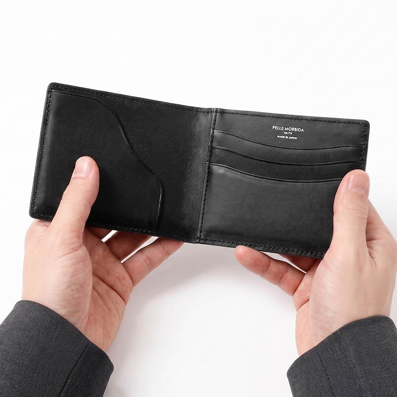 ペッレモルビダ PELLE MORBIDA 二つ折り財布 Barca バルカ メンズ コンパクト ミニ財布 ミニウォレット レザー 本革 日本製 PMO-BA329 | ブランド [正規取扱店]