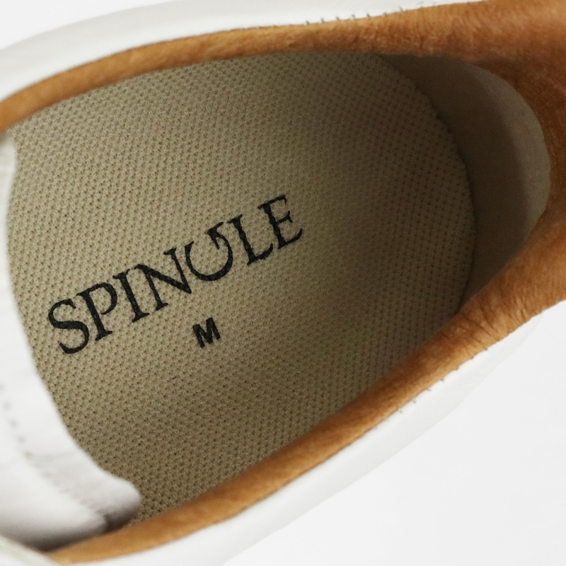 スピングル SPINGLE スニーカー メンズ カンガルーレザー ジャーマントレーナー 日本製 靴 シューズ ホワイト SP-1047 61 White | ブランド [正規取扱店]