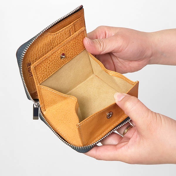 イズイット IS/IT 二つ折り財布 ヒッチ Hitch L字ファスナー コンパクトウォレット メンズ レディース レザー 各色 974613 | ブランド [正規取扱店]