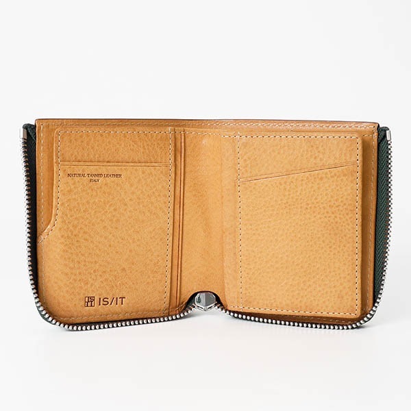 イズイット IS/IT 二つ折り財布 ヒッチ Hitch L字ファスナー コンパクトウォレット メンズ レディース レザー 各色 974613 | ブランド [正規取扱店]