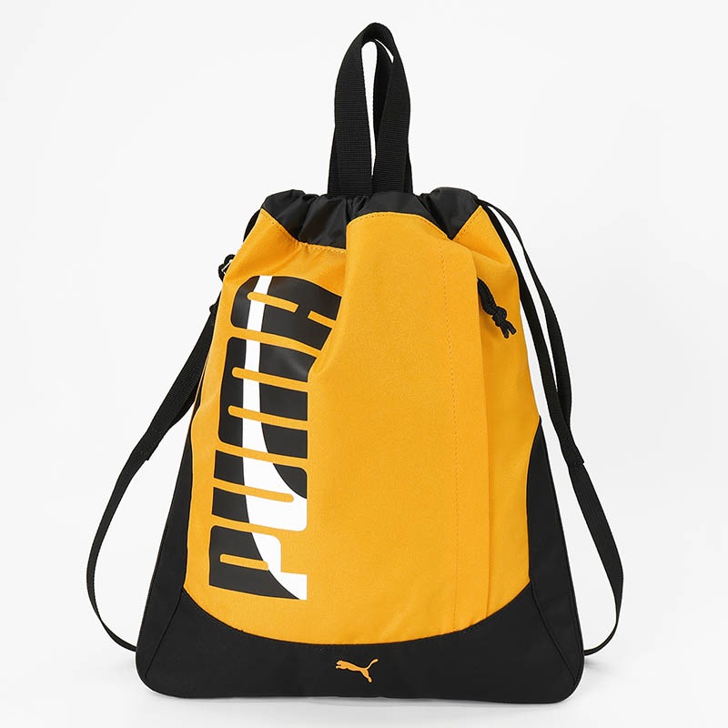 プーマ PUMA ナップサック ジムサック エイダン ドローストリング ナップザック 体操着 体操服袋 リュック 巾着 ロゴ キッズ ジュニア マチ拡張 軽量 撥水 各色 J20146 | ブランド [正規取扱店]