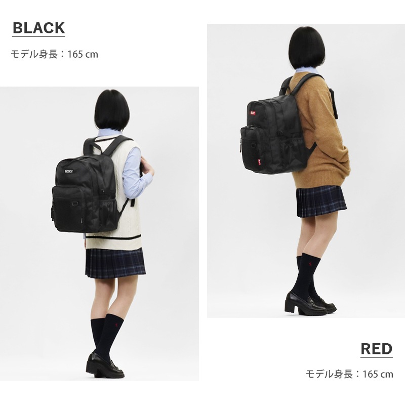 ロキシー ROXY バックパック スクールバッグ リュック 通学 スクバ デイパック 2気室 ステッカー付き 軽量 ロゴ 30L 各色 RBG265622T | ブランド [正規取扱店]