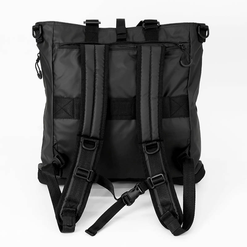 マイケルリンネル Michael Linnell トートバッグ A.R.M.S アーミーコーティング 4WAY ヘルメットバッグ リュック ショルダー キャリーオン対応 17L 撥水 軽量 2025SS 新作 ブラック MLAC-42 | ブランド [正規取扱店]