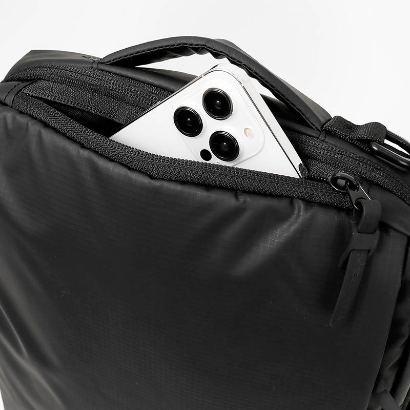 マイケルリンネル Michael Linnell バックパック A.R.M.S アーミーコーティング Slim 3WAY Bag リュック ショルダー ブリーフ キャリーオン対応 8L 撥水 軽量 2026SS 新作 ブラック MLAC-43 | ブランド [正規取扱店]