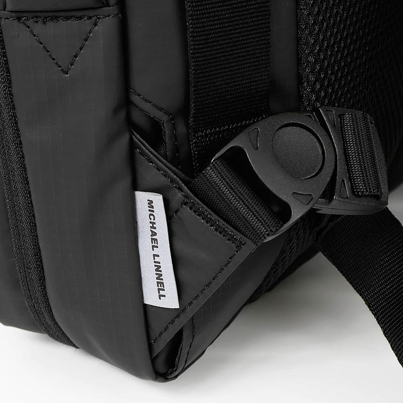 マイケルリンネル Michael Linnell バックパック A.R.M.S アーミーコーティング Slim 3WAY Bag リュック ショルダー ブリーフ キャリーオン対応 8L 撥水 軽量 2026SS 新作 ブラック MLAC-43 | ブランド [正規取扱店]