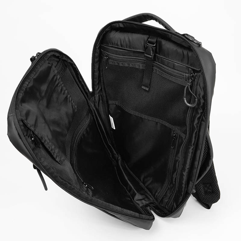 マイケルリンネル Michael Linnell バックパック A.R.M.S アーミーコーティング Slim 3WAY Bag リュック ショルダー ブリーフ キャリーオン対応 8L 撥水 軽量 2026SS 新作 ブラック MLAC-43 | ブランド [正規取扱店]