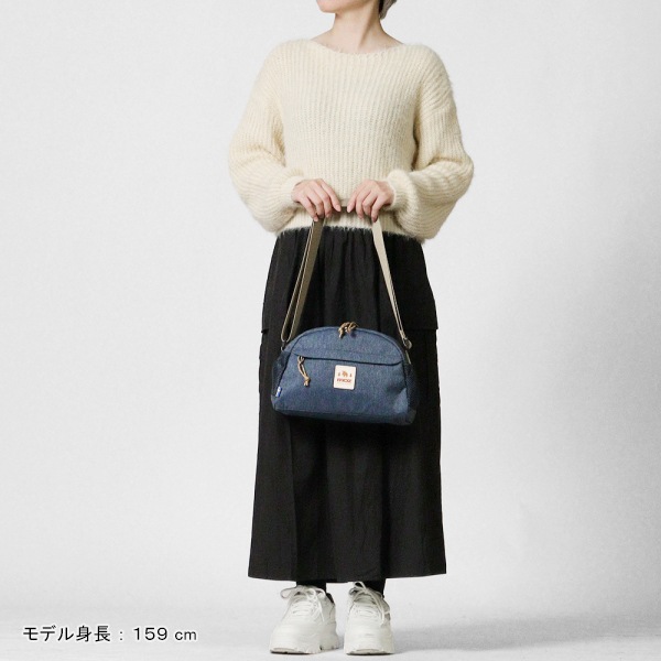 モズ moz ショルダーバッグ レディース 半月型 ハーフムーン ミニ
