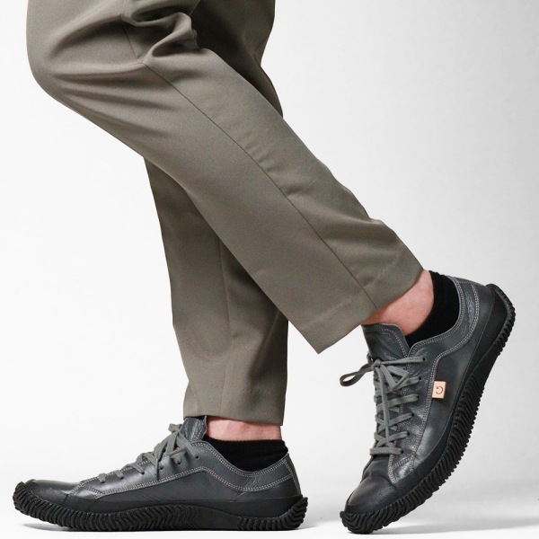 スピングル SPINGLE スニーカー メンズ カンガルーレザー 日本製 靴 シューズ チャコールグレー SP-110 108 Charcoal Gray | ブランド [正規取扱店]