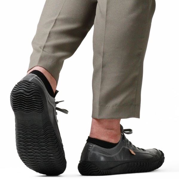 スピングル SPINGLE スニーカー メンズ カンガルーレザー 日本製 靴 シューズ チャコールグレー SP-110 108 Charcoal Gray | ブランド [正規取扱店]