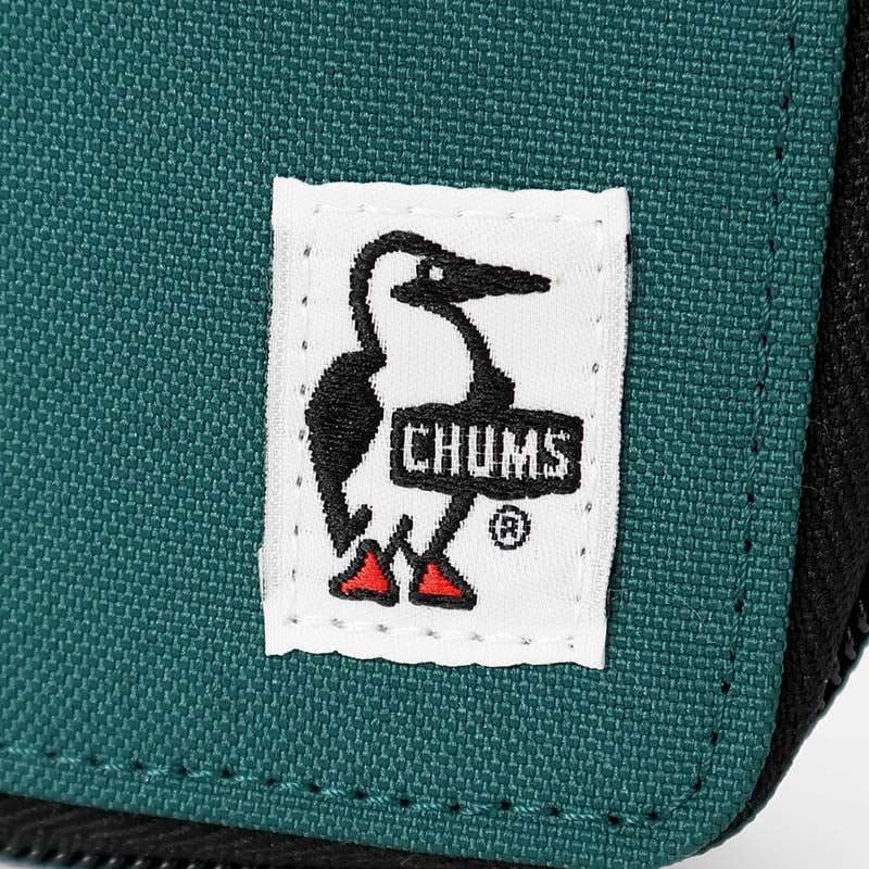 CHUMS キーケース カーキ チャムス CHUMS キーケース リサイクル スマートキー ジップケース
