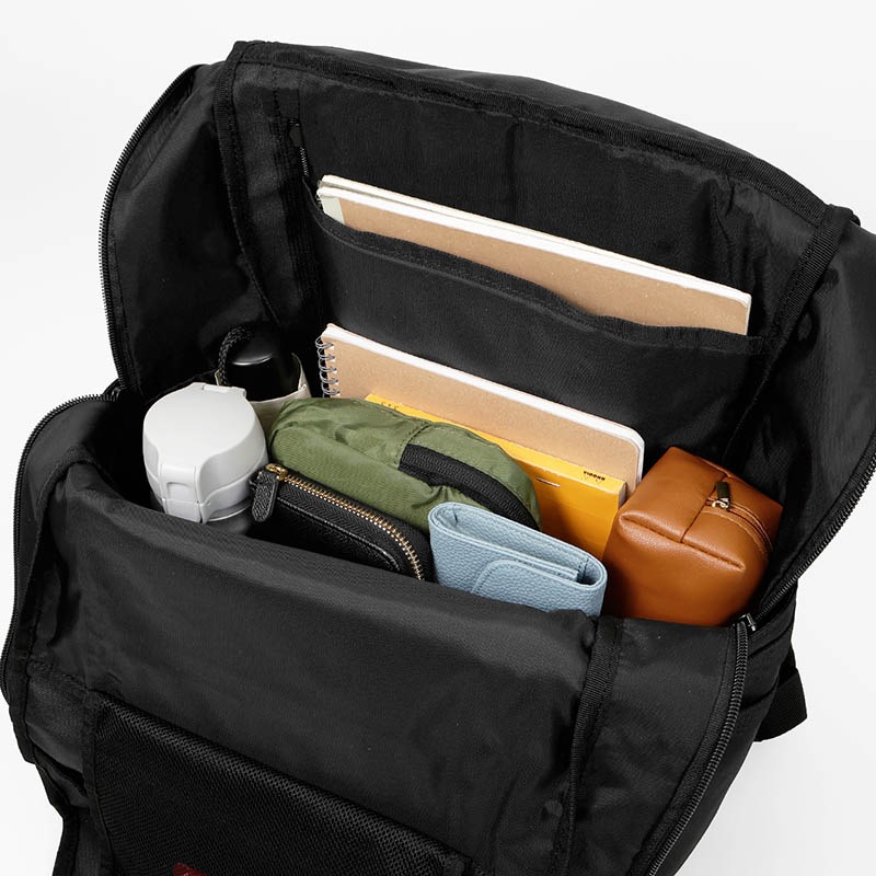 マイケルリンネル Michael Linnell バックパック A.R.M.S アーミーコーティング Backpack デイパック リュック 33L ロールトップ 撥水 軽量 2026SS 新作 ブラック MLSL-34 | ブランド [正規取扱店]