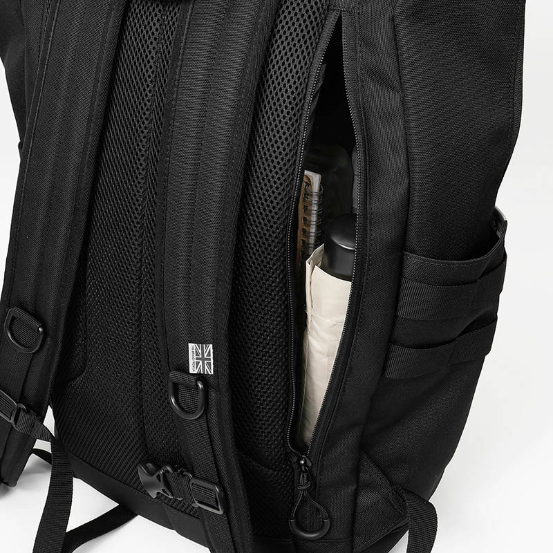 マイケルリンネル Michael Linnell バックパック A.R.M.S アーミーコーティング Backpack デイパック リュック 33L ロールトップ 撥水 軽量 2026SS 新作 ブラック MLSL-34 | ブランド [正規取扱店]