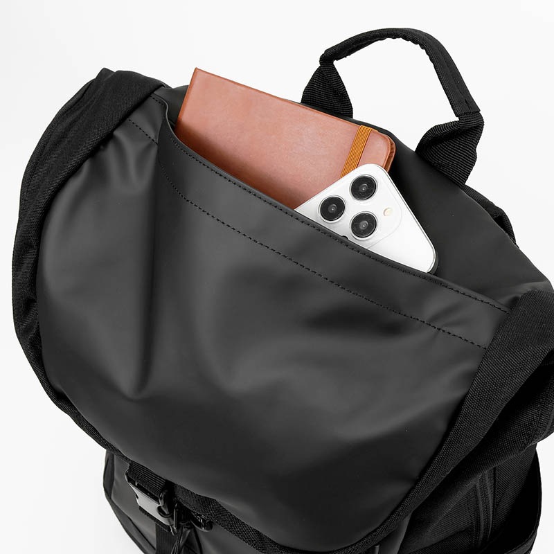 マイケルリンネル Michael Linnell バックパック A.R.M.S アーミーコーティング Backpack デイパック リュック 33L ロールトップ 撥水 軽量 2026SS 新作 ブラック MLSL-34 | ブランド [正規取扱店]
