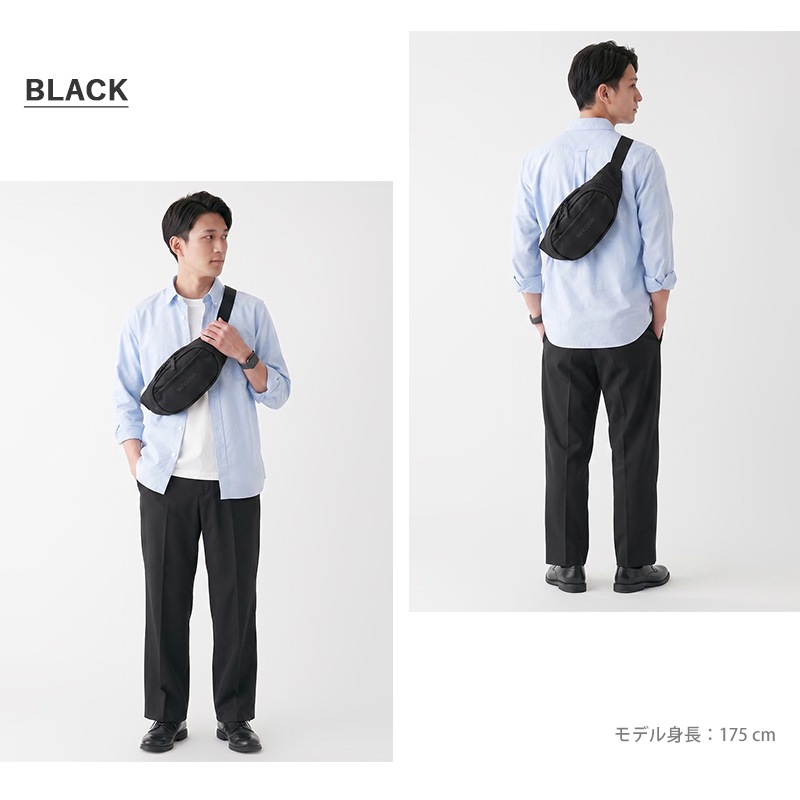 インケース Incase ボディバッグ Grid Waist Bag グリッド 3Way ウエストバッグ メンズ レディース 斜め掛け ミニバッグ 3.5L 軽量 撥水 ロゴ ブラック INCO500105-BLK / 137265053009 | ブランド [正規取扱店]