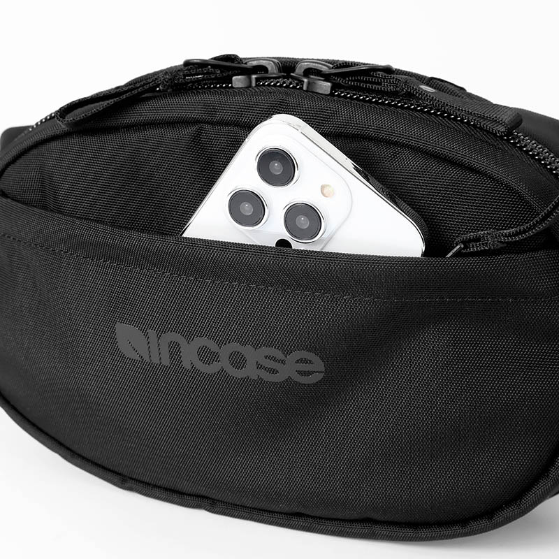 インケース Incase ボディバッグ Grid Waist Bag グリッド 3Way ウエストバッグ メンズ レディース 斜め掛け ミニバッグ 3.5L 軽量 撥水 ロゴ ブラック INCO500105-BLK / 137265053009 | ブランド [正規取扱店]
