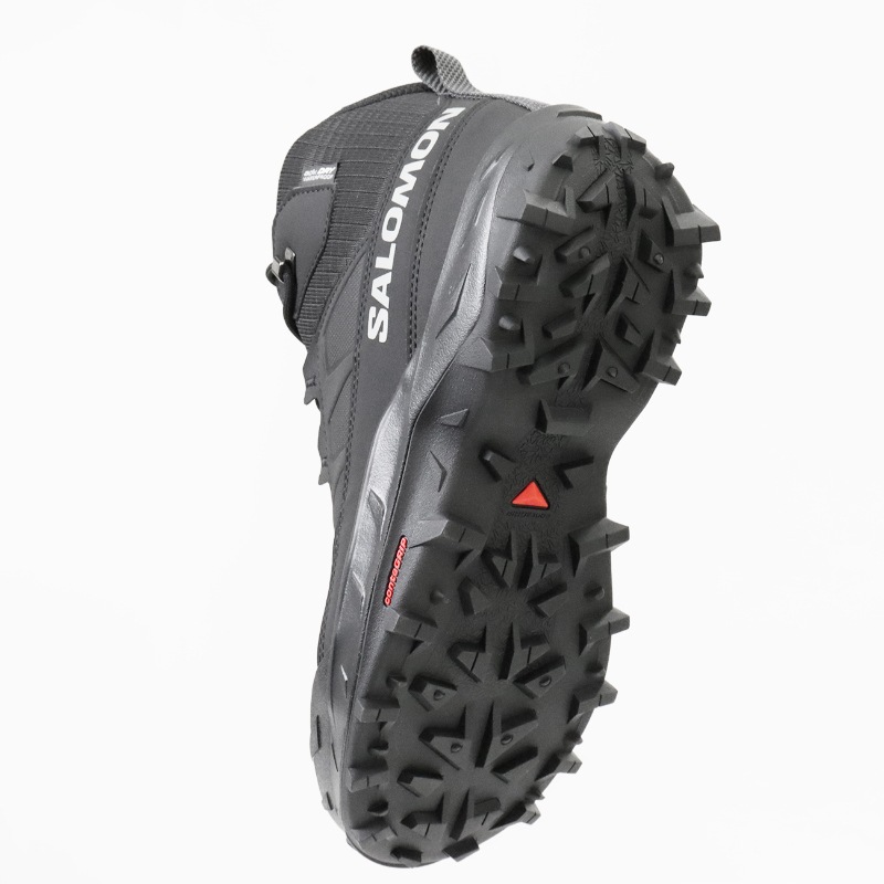 サロモン SALOMON ブーツ メンズ CROSSTRAK WATERPROOF クロストレック ウォータープルーフ ウインターブーツ スノーブーツ 冬 靴 防水 保温 ブラック L47570200 | ブランド [正規取扱店]