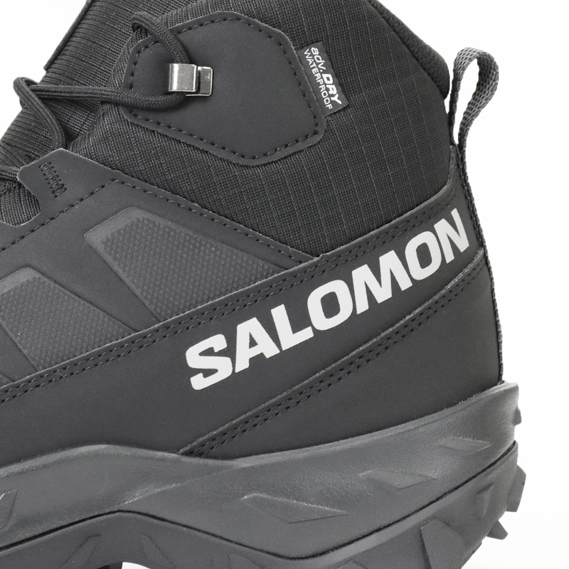 サロモン SALOMON ブーツ メンズ CROSSTRAK WATERPROOF クロストレック ウォータープルーフ ウインターブーツ スノーブーツ 冬 靴 防水 保温 ブラック L47570200 | ブランド [正規取扱店]