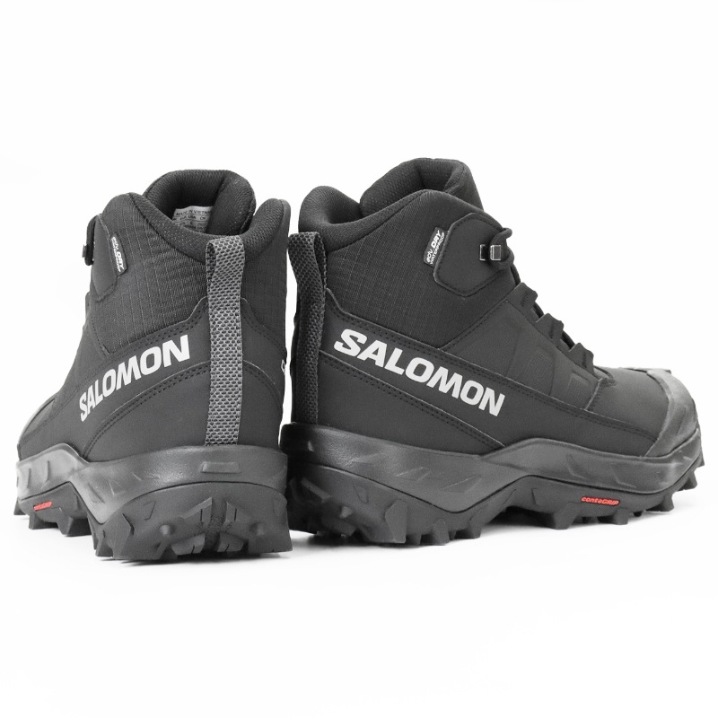 サロモン SALOMON ブーツ メンズ CROSSTRAK WATERPROOF クロストレック ウォータープルーフ ウインターブーツ スノーブーツ 冬 靴 防水 保温 ブラック L47570200 | ブランド [正規取扱店]