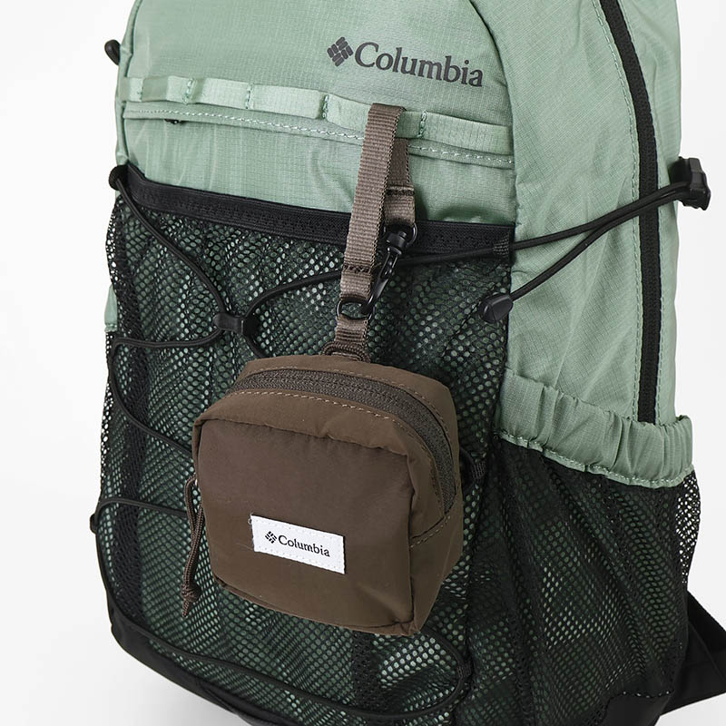 コロンビア Columbia イヤホンケース バイサイド イヤホン ケース ミニポーチ 小物入れ ストラップ付き オムニシールド 撥水 軽量 ロゴ 無地 2026年秋冬 新作 PU2446 | ブランド [正規取扱店]
