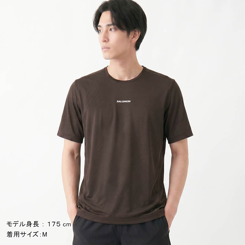 サロモン SALOMON Tシャツ 半袖 SHKout CORE SS TEE M メンズ トップス ランニングウェア 2026年春夏新作 2026SS ロゴ S/M/L コーヒービーン LC2843700 | ブランド [正規取扱店]