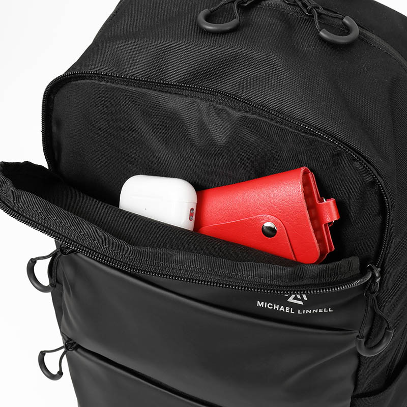 マイケルリンネル Michael Linnell バックパック A.R.M.S アーミーコーティング Backpack デイパック リュック 23L 撥水 軽量 2026SS 新作 ブラック MLSL-35 | ブランド [正規取扱店]