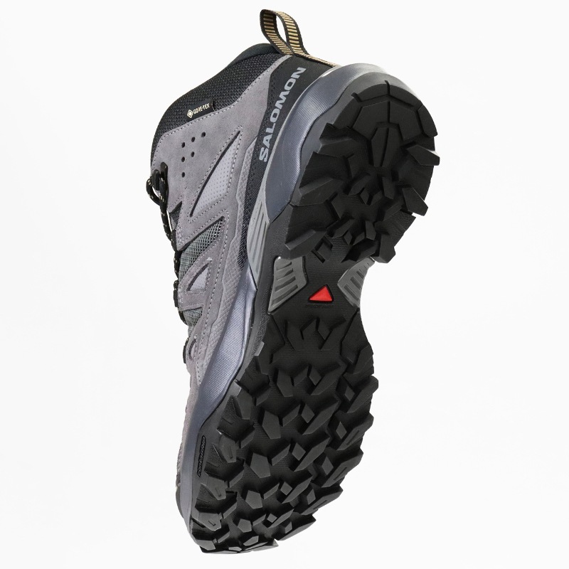 サロモン SALOMON ブーツ ハイキングブーツ メンズ X ULTRA 360 LTR MID GTX ウルトラ レザー ミッド ゴアテックス アウトドア トレッキングシューズ ミッドカット 靴 GORE-TEX 防水 グレー L47570800 | ブランド [正規取扱店]