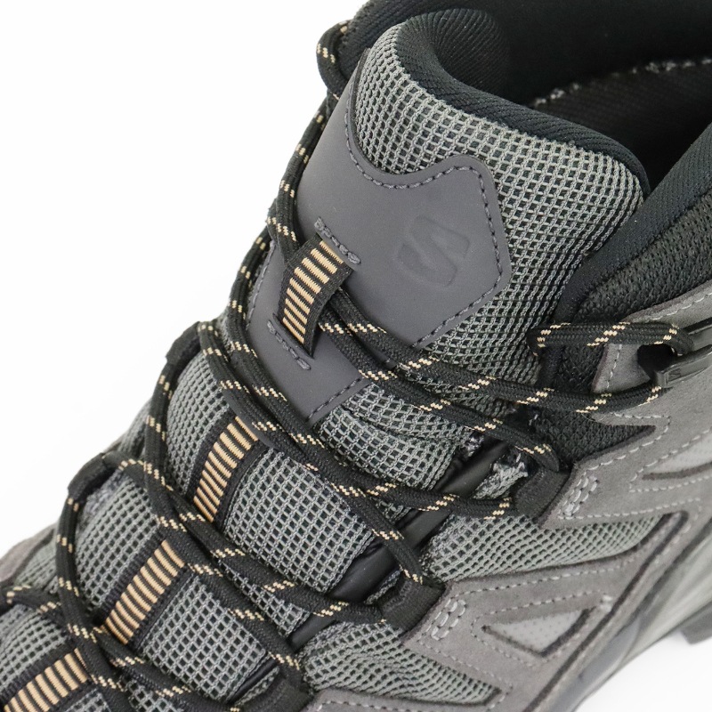 サロモン SALOMON ブーツ ハイキングブーツ メンズ X ULTRA 360 LTR MID GTX ウルトラ レザー ミッド ゴアテックス アウトドア トレッキングシューズ ミッドカット 靴 GORE-TEX 防水 グレー L47570800 | ブランド [正規取扱店]