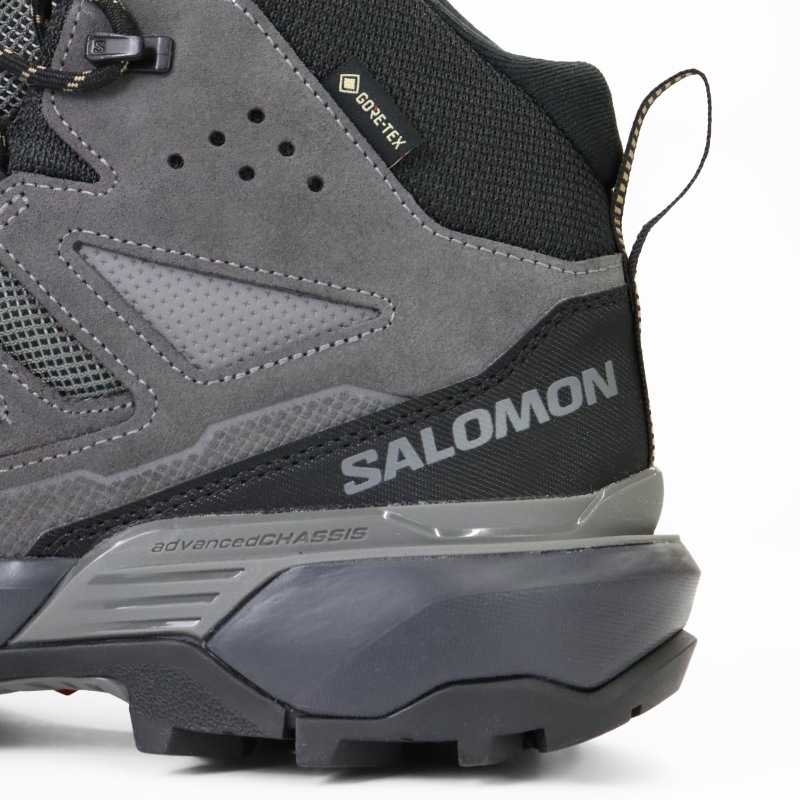 サロモン SALOMON ブーツ ハイキングブーツ メンズ X ULTRA 360 LTR MID GTX ウルトラ レザー ミッド ゴアテックス アウトドア トレッキングシューズ ミッドカット 靴 GORE-TEX 防水 グレー L47570800 | ブランド [正規取扱店]