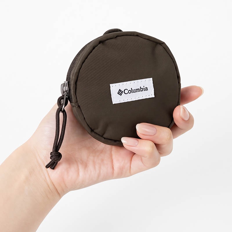 コロンビア Columbia コインケース バイサイド コイン ケース 丸型 小銭入れ ミニポーチ 小物入れ ストラップ付き オムニシールド 撥水 軽量 ロゴ 無地 2026年秋冬 新作 PU2447 | ブランド [正規取扱店]