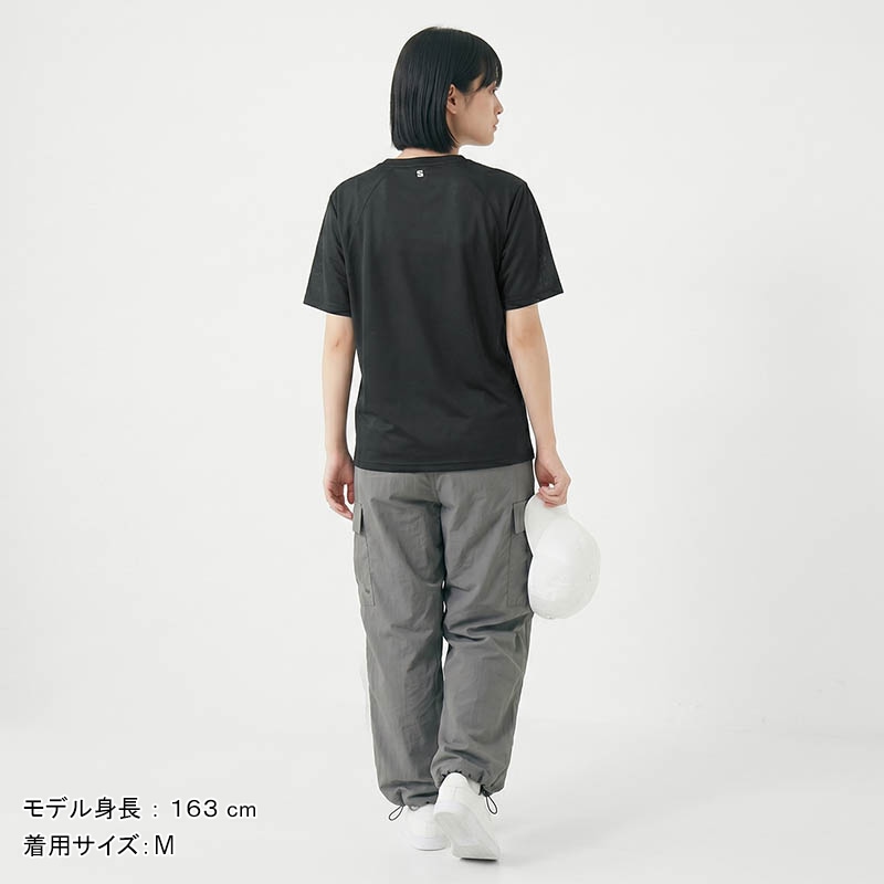 サロモン SALOMON Tシャツ 半袖 SHKout CORE SS TEE W レディース トップス ランニングウェア 2026年春夏新作 2026SS ロゴ XS/S/M ディープブラック LC2425200 | ブランド [正規取扱店]
