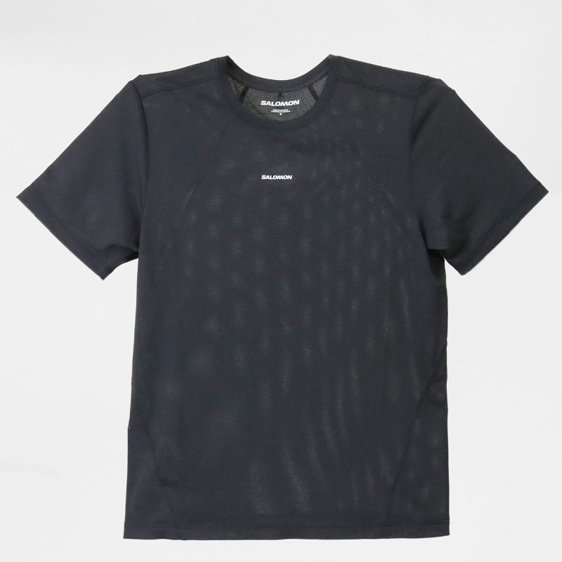 サロモン SALOMON Tシャツ 半袖 SHKout CORE SS TEE W レディース トップス ランニングウェア 2026年春夏新作 2026SS ロゴ XS/S/M ディープブラック LC2425200 | ブランド [正規取扱店]