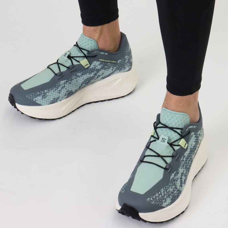 サロモン SALOMON スニーカー メンズ エアロ グライド グラベル AERO GLIDE 4 GRVL ランニングシューズ ジョギング アウトドア 靴 ストーミーウェザー L49174700 | ブランド [正規取扱店]