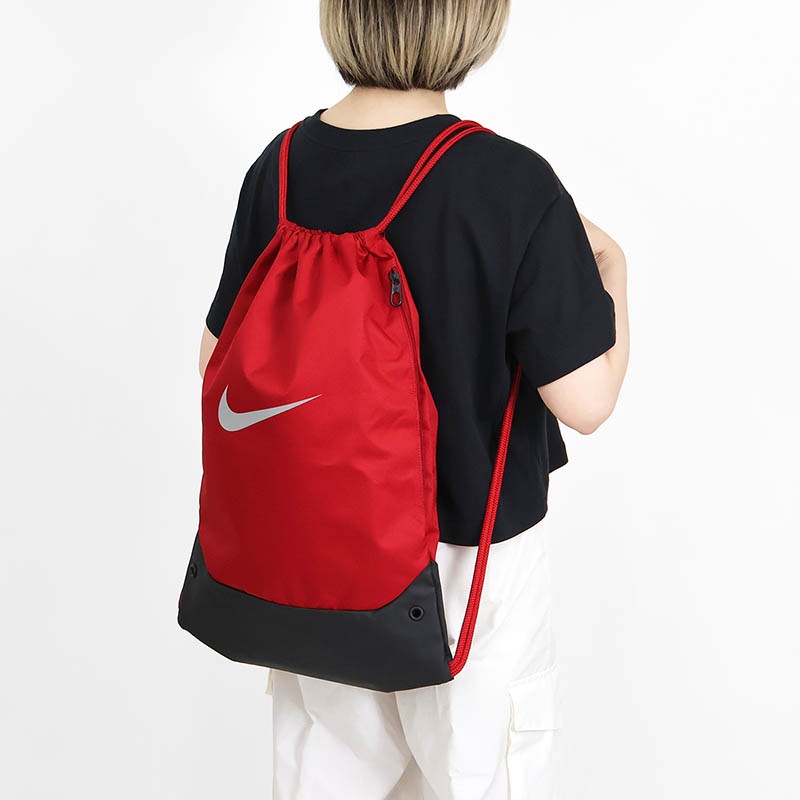 ナイキ NIKE ドローコードバッグ ブラジリア Brasilia メンズ レディース ジムサック リュック ドローストリング 巾着バッグ 巾着型 体操着 サブバッグ ロゴ 軽量 18L 2026年秋 新作 タフレッド IB4409 608 | ブランド [正規取扱店]