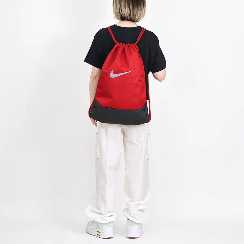 ナイキ NIKE ドローコードバッグ ブラジリア Brasilia メンズ レディース ジムサック リュック ドローストリング 巾着バッグ 巾着型 体操着 サブバッグ ロゴ 軽量 18L 2026年秋 新作 タフレッド IB4409 608 | ブランド [正規取扱店]