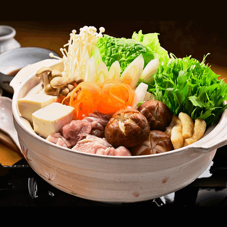 【国産若鶏】鶏すき鍋セット(3~4人前)