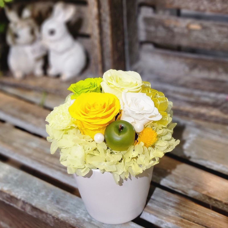 プリザーブドフラワー】イエロー系 | ❰ GIFT ❱,プリザードフラワー